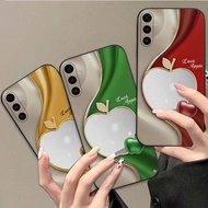 Samsung A16 case with luxurious, lucky apple print