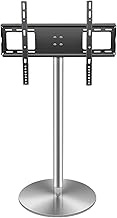 TV bracket TV Mount Stand Floor TV Stand Mount TV Stand with Round Stainless Steel Base Swivel TV St