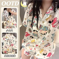 pyjamas pyjamas women Shin-Chan Cartoon Crayon Women's Pajamas - Pure Cotton Short Sleeve Set for Su