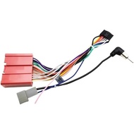 Wiring Harness Adapter 16 Pin Plug to 24 Pin Connector Radio Antenna Jack Car Android Head Unit Cabl