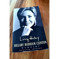 Living History Memoirs Hillary Rodham Clinton Biography Book