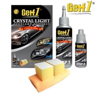 Getf1 Crystal Light Headlamp Polisher UV coating Kit Plastic Glass car Head lamp polish Lampu Kereta plastik kaca cermin