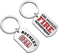 911 TV Show Buckley Lover Gift Buckley Keychain for TV Fan
