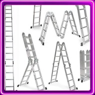 12 Step 16 Step Foldable Ladder Aluminium Ladder Multipurpose Ladder