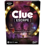 Clue Escape: The Illusionist’s Club Board Game | Escape Room Family Game | 1-Time Solve Mystery | Ag