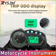 12V Motorcycles Speedometer Digital Meter Tachometer RPM Oil Level Guage Motorcycle Accessories