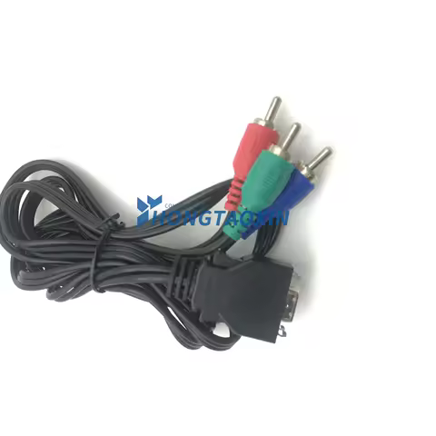 CN14P D-Terminal 14 Pin To 3RCA3AV 3RCA 3AV Video Adapter Cable Color Component Cable Conversion lin