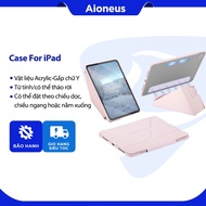 Aioneus Y-Stand Magnetic IPAD Leather Case For iPad Air 4/5/6 /7 Detachable Acrylic Case Cover for I