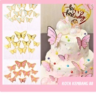 Butterfly Topper Birthday Cake Decoration Paper Bouquet Decoration Butterfly Sticker Butterfly Bouqu