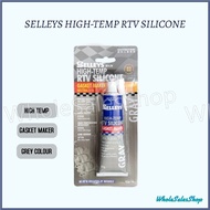 SELLEYS HIGH-TEMP RTV GREY SILICONE GASKET MAKER GRAY MOTOR GASKET GEARBOX MAKER OIL PUMP
