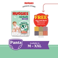 Newborn HUGGIES AirSoft Pants M46 L36 XL30 XXL24 (1 Pack)