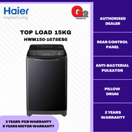 HAIER Top Load Washing Machine 15KG HWM150-1678ES6 (READY STOCK)-HAIER WARRANTY MALAYSIA
