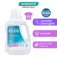 ECOS Hypoallergenic Plant Powered Laundry Detergent (Lavender) 1.48L