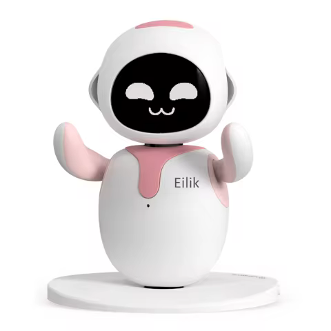 Eilik Pink - Touch Interactive Toys, Cute Robot Pets with Abundant Emotions. Idle Animations&Mini-Ga