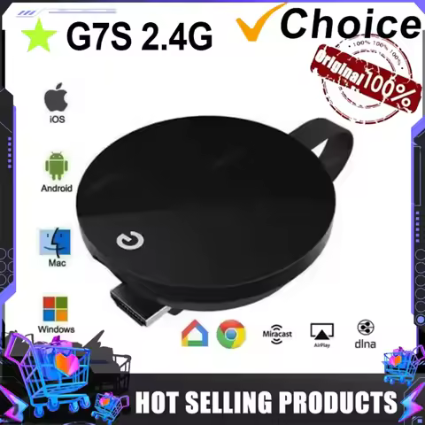 Wireless Support Chromecast Google WiFi mirascreen HDMI-compatible HD Display Dongle Media Streaming