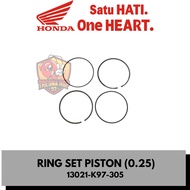 13021-K97-305 ORIGINAL PISTON SET (0.25) PCX 150 K97 & ADV 150 K0W 13021K97305