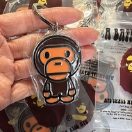 2026 New Style Street Wear Keychain Pendant Metal Ape-Man Key Ring niokeychain