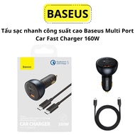Baseus Multi Port Car Fast Charger 160W high capacity Fast Charger
