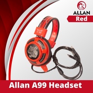 【Undine earphone】Allan A99 Headset / New Heavy Duty headset / Gaming RGB Headset With Mic / DJ / Gaming headset