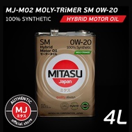 Mitasu MJ-M02 HYBRID MOLY-TRiMER SM 0W-20 100% Synthetic