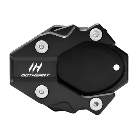Motorcycle Kickstand Pad For Kawasaki Ninja125 500 ZX4R ZX4RR Z400 Z500 ZH2 Eliminator400 Anti Sinki