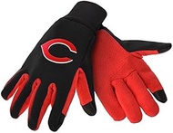 FOCO Cincinnati Reds Color Texting Gloves, Red, S, M, L, XL, 2XL