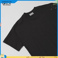 Popgun Studio Plain Black Boxy Fit Cotton Cloud Coolbreeze T-Shirt (290 GSM)