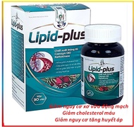 Viên Uống giảm Mỡ Máu Lipid Plus Hỗ Trợ giảm Cholestorol Máu giảm Nguy Cơ Xơ Vữa Động Mạch giảm Nguy