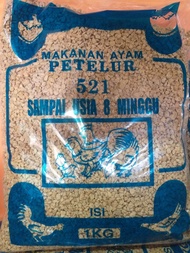 Pakan Ayam 521 Petelur 1kg