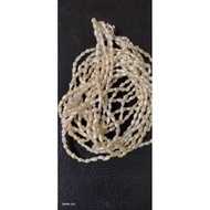 5 strands of rice pearls 60 long