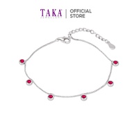 TAKA Jewellery Crystals & 925 Silver Bracelet