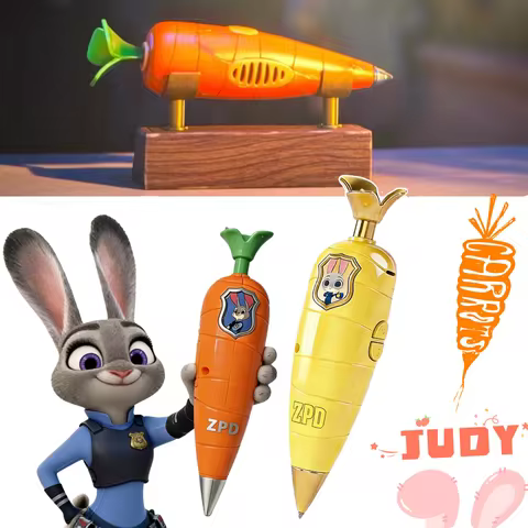 Disney Zootopia 2 Carrot & Gary Snake Venom Serum Recording Pen | Ball Pen 60 Second Mini Recorder 2