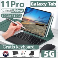 Bisa codTablet 5G Baru Galaxy tab PRO11 Tablet 12GB+512GB Android