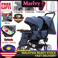 TWIN STROLLER 2 Kids Baby Stroller Double Stroller Tandem Stroller Q818