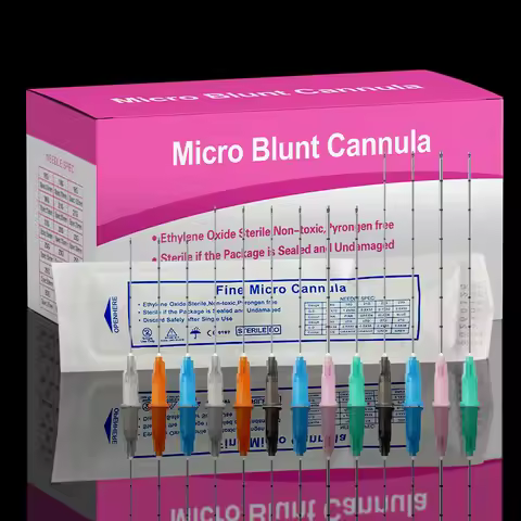 22G 50mm 25G 50mm Micro Blunt Cannula for Filler Disposable Sterile Blunt Tip Needle Stainless Steel