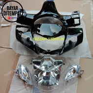 Batok kepala 1 set Honda karisma 125 warna hitam