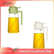 [Lifestyle] 16Oz Oil Dispenser Bottle for Kitchen,Olive Oil Dispenser and Oil Sprayer - 470Ml Olive Oil Bottle - Oil Sprayer