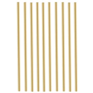 15 PCS Batang Loyang Pepejal 2.5 mm/3/32 inci, Kit Batang Lathe, Loyang Bulat 2.5 mm/3/32 inci dalam