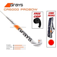 Grays GR6000 Probow Composite Carbon Hockey Stick Kayu Hoki Komposit Karbon