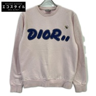 Dior 粉紅色 923J620W1242 x KAWS Logo 衛衣，S 碼 [二手]