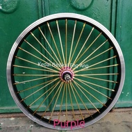 Rim 20" Jejari besar sesuai untuk basikal Lajak dan BMX