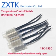 CHIP IC 5PCS Temperature Control Switch KSD9700  5A250V 15C-155C 50/60/70/80/90 Metal normally close