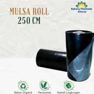 Plastik Mulsa 1 Roll Lebar 250 Meter Cm Tebal 0.08 Mm Mulsa Perak