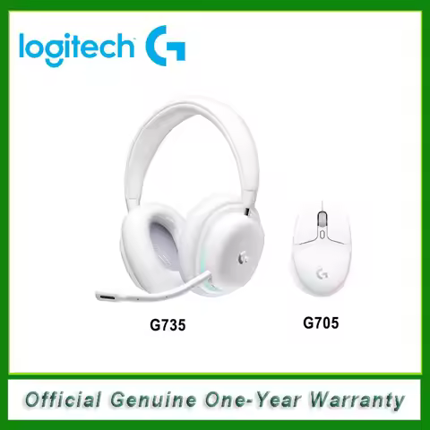 Original Logitech G735 Aurora Wireless Gaming Headset Wired Bluetooth Headphone With Mic 16.8 Millio