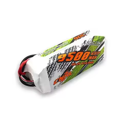 CNHL 9500mAh 22.2V 6S 90C RC Racing Series Lipo Battery QS8 Plug for RC Car Truck Vehicle Buggy Losi