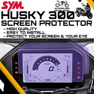 SCREEN PROTECTOR SYM HUSKY300 HUSKY 300 PROTECTOR METER DASH BOARD TINTED ACCESSORIES ACCESSORY MODI