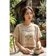 Cotton Clothes With Real Hmong Embroidery Handmade Decorated With Silver Accessories Cute Style Wear