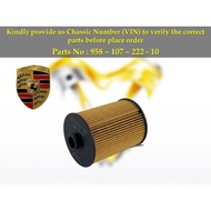 Porsche - Cayenne 3.6L / Volkswagen - Touareg 3.6L Oil Filter 958-107-222-10 / 03H-115-562