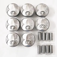 8 PCS 11257546489 11 25 7 546 489 11257545007 Engine Pistons for BMW 540i 740i E36 E46 E60 4.0L V8 N