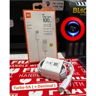 XIA0M1 TURBO Decimal 6A 33W 67W 120W 0R1 1;1 Type C Fast Charging data cable